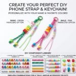 DIY Alphabet Bead Keychain & Phone Strap
