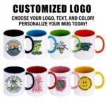 Two-Tone Ceramic Mug – Custom Logo
