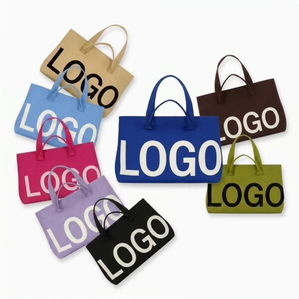 Polyester Knit Tote Bag – Custom Logo